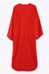 Dress in cotton and viscose cashmere with pockets