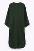Dress in cotton and viscose cashmere with pockets