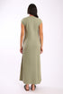 Long Sleeveless dress with side slits and pockets