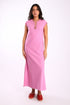 Long Sleeveless dress with side slits and pockets