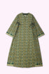 Jellabiya style dress with side adjustable ties