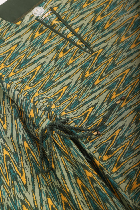 Jellabiya style dress with side adjustable ties