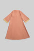 Linen jellabiya with bell sleeves