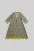 Printed Egyptian cotton gauze jellabiya