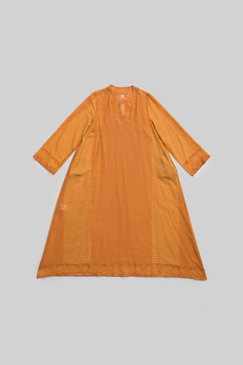 Asymmetric Long Jellabiya in Egyptian Cotton Voile