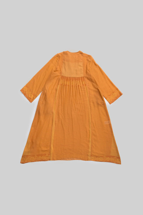 Asymmetric Long Jellabiya in Egyptian Cotton Voile