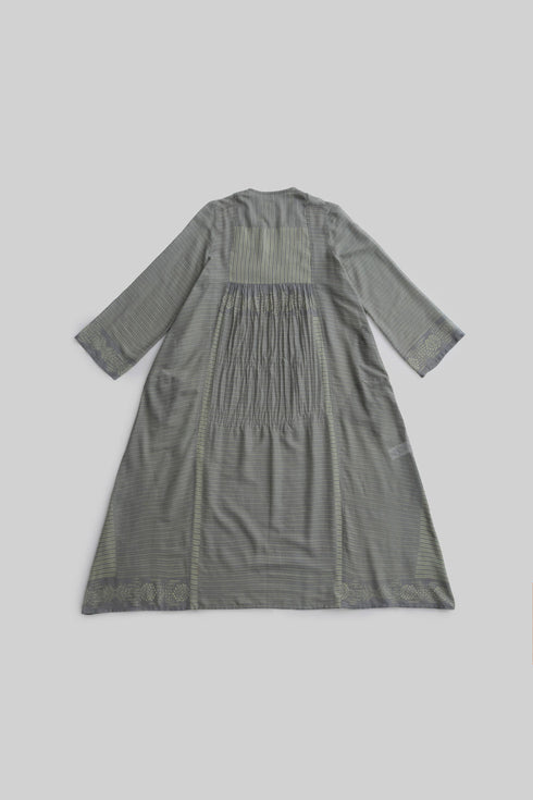 Asymmetric Long Jellabiya in Egyptian Cotton Voile