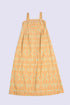 Egyptian cotton pleated maxi dress