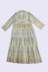 Flow tiered cotton voile maxi dress