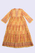 Flow tiered cotton voile maxi dress