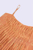 Pleated Egyptian cotton voile maxi dress