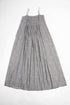Pleated Egyptian cotton voile maxi dress