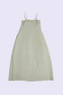 Embroidered linen long dress