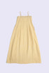 Embroidered linen long dress
