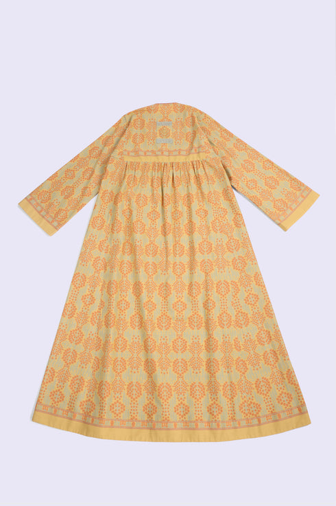Printed Egyptian cotton jellabiya