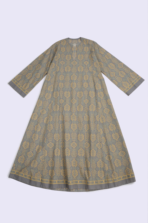 Printed Egyptian cotton jellabiya