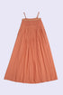 Egyptian cotton voile gold-embellished maxi dress