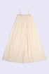 Egyptian cotton voile gold-embellished maxi dress