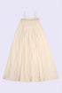 Egyptian cotton voile gold-embellished maxi dress