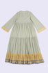 Cotton voile ruffle tiered dress