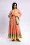 Cotton voile ruffle tiered dress