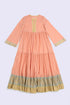 Cotton voile ruffle tiered dress
