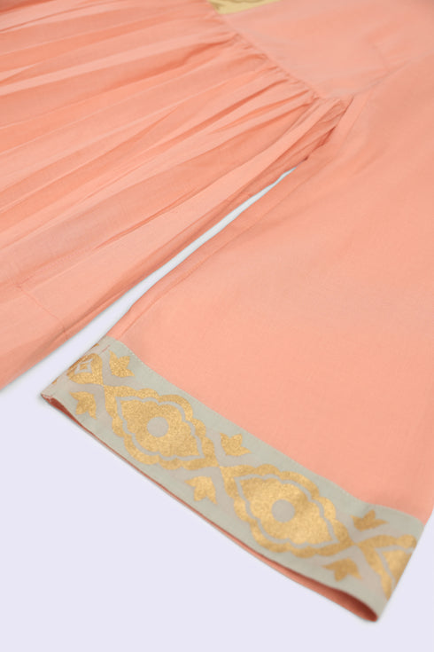 Cotton voile ruffle tiered dress