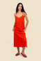 Egyptian cotton jersey maxi dress with adjustable straps