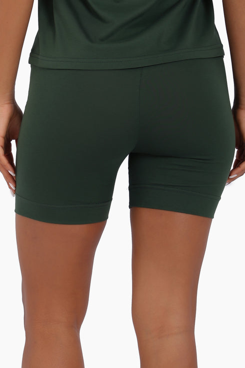 Lining shorts in cotton jersey, with elastic waist