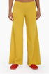 Pants in cotton jersey with wide leg at the bottom.