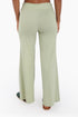 Pants in cotton jersey with wide leg at the bottom.