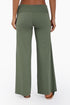 Pants in cotton jersey with wide leg at the bottom.