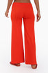 Pants in cotton jersey with wide leg at the bottom.