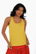 Tank top in cotton jersey