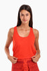 Tank top in cotton jersey