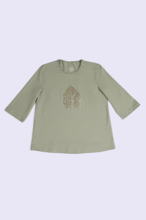 Egyptian cotton jersey top