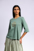 Egyptian cotton jersey top