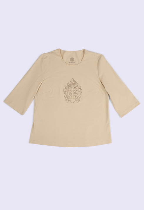Egyptian cotton jersey top