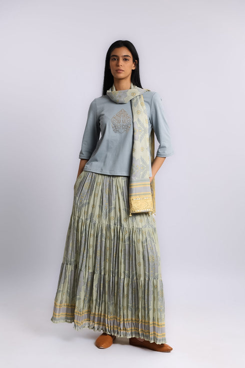 Egyptian cotton jersey top