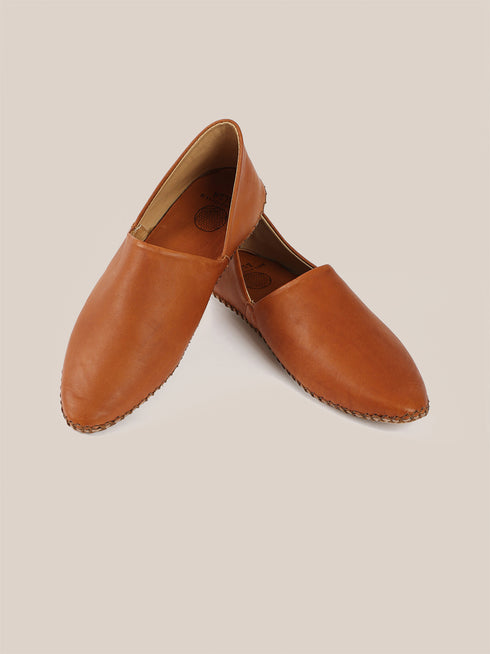 Genuine Leather bulga with leather sole