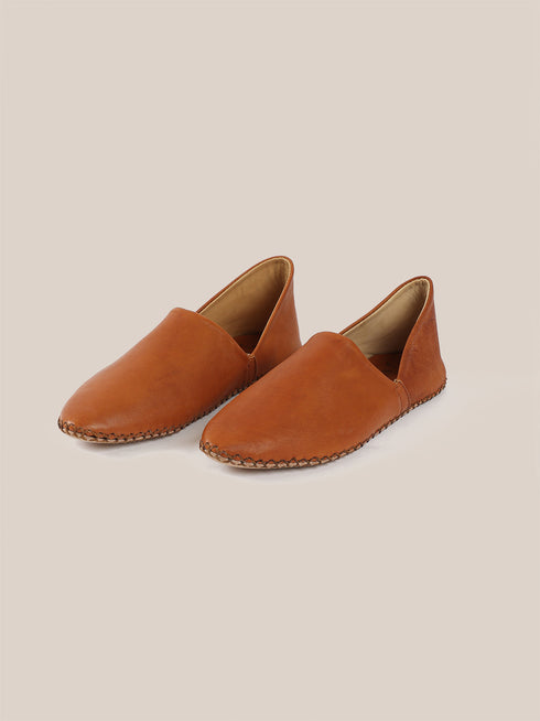Genuine Leather bulga with leather sole