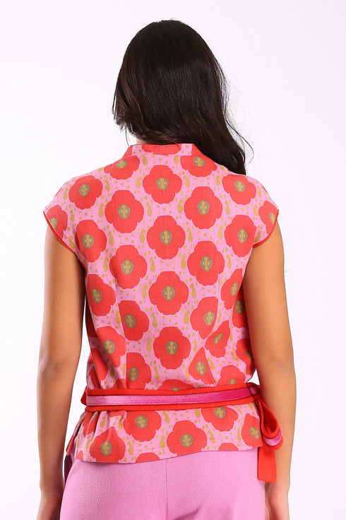 Belt with small detachable pocket bag