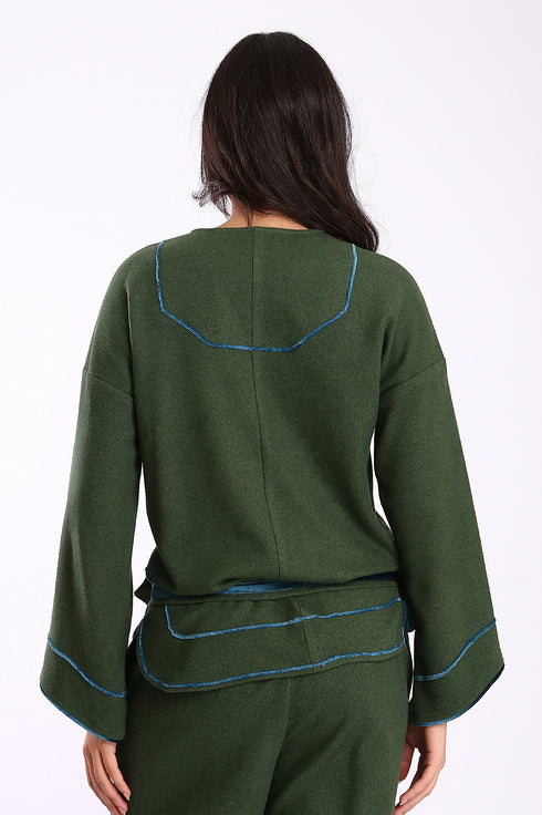 Belt with small detachable pocket bag