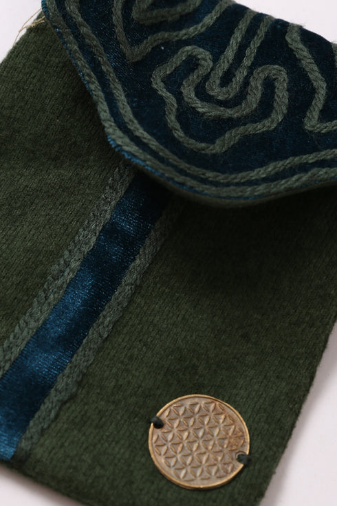 Belt with small detachable pocket bag