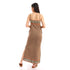 Printed cotton long dress