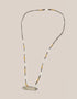 long necklace with antique pendant