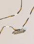 long necklace with antique pendant