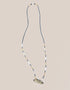 long necklace with antique pendant