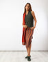 Jacquard straight skirt