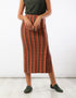 Jacquard straight skirt